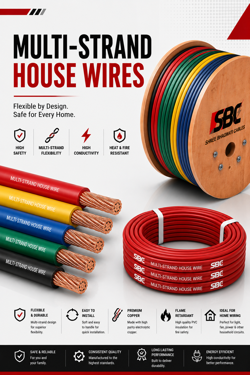 Multi-strand House Wires